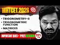 🎯 Trigonometry-II \u0026 Other IMP Chapters Questions + PYQ's | Manzil MHTCET 2026 #mhtcet2026