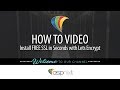 How to install FREE SSL in seconds with Lets Encrypt