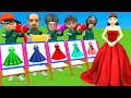 Squid Game vs Scary Teacher 3D Choose Beautiful Princess Dress vs Dressing Room 5 Times Challenger