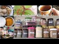 Routine Vlog! Kitchen  cleaning..How do I organize grocery in non modular  Kitchen..
