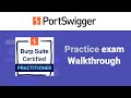 Burp Suite Certified Practitioner - Practice Exam Walkthrough