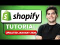 Shopify Tutorial for Beginners 2026 (Setup Your Store In Minutes)