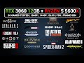 RTX 3060 12GB + Ryzen 5 5600X Gaming Test | 1080P | 1440P | DLSS | FSR | Frame Gen