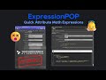 ExpressionPOP - quick attribute math expressions in #touchdesigner #pops