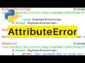 AttributeError | Python | Tutorial