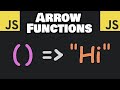 Learn JavaScript ARROW FUNCTIONS in 8 minutes! 🎯
