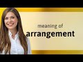 Arrangement — ARRANGEMENT definition