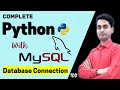 Complete Python With MySQL Database Connection | Python Database Connection Tutorial in Hindi