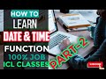 MS Excel - Date \u0026 Time Functions Part-2 | Date and Time Function in Ms Excel in Hindi