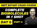 BIOMOLECULES in 1 Shot (Part 1) - All Theory, Tricks \u0026 PYQs | Class 11 | NEET