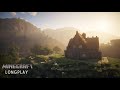 Minecraft Relaxing Longplay – Full Cozy Journey (Episodes 1–7) 🌿🏡