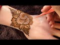 Very Beautiful Quick and Easy Prettiest Henna Design For Back Hand| Beautiful Mehndi Design Tutorial