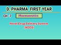 Novel drug delivery system | NDDS | Ch-7 | Pharmaceutics | D.Pharm first year