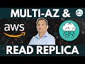 Multi-AZ vs Read Replicas | Amazon RDS Tutorial for Beginners (2025)