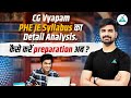 CG-VYAPAM PHE JE Syllabus का Detailed Analysis . कैसे करें Preparation अब ?