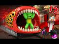 JJ and Mikey Vs TRAIN EATER !? - Minecraft (Maizen)