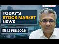 Daily Stock Market News(Feb 12, 2026): Rising crude, M\u0026M, Lenskart, Divis Lab Q3 Results