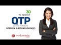 QTP Interview Questions and Answers 2019 Part-1 | QTP Interview Questions | Wisdom Jobs