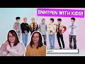 TOO ADORABLE | ENHYPEN (엔하이픈) - Cute kids and idols try to master K-pop dances together Reaction