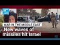 War in the Middle East: New waves of missiles hit Israel • FRANCE 24 English