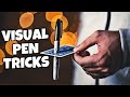 3 VISUAL Pen Magic Tricks ANYONE Can Do REVEALED