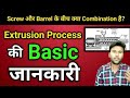 Part -1 Basic information of Extrusion process ।। Combination Of Screen And Barrel