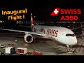 SWISS First Airbus A350 ! 🇨🇭 Zurich - Boston 🇺🇸 Inaugural flight !  [FULL FLIGHT REPORT] Economy