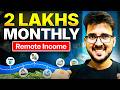 From ₹0 to ₹2 Lakhs/Month 💰 Remote Income Roadmap