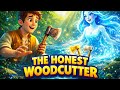 The Honest Woodcutter and the three axes 🌳🪓 | English Moral Stories | Bedtime Stories 