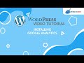 WordPress #31:  Installing Google Analytics
