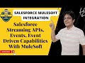 Salesforce Streaming APIs, Events, Event Driven Capabilities with MuleSoft
