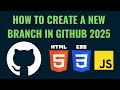 How to Create a Branch in GitHub using Git in Hindi | Working with Branches in Github using Git