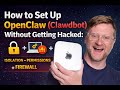 How to Set Up OpenClaw (Clawdbot) Without Getting Hacked: Isolation + Least Privilege + Firewall