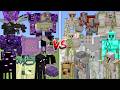 ALL ENDERMANS VS ALL IRON GOLEMS ALLIANCE MOBS BATTLE IN MINECRAFT