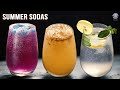 Refreshing Summer Sodas | Lemon Sodas - 3 Ways | No Artificial Colors, No Syrup | Mother's Recipe