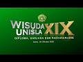 LIVE WISUDA XIX UNISLA 2022