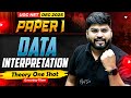 UGC NET Dec 2025 Paper 1 | Data Interpretation (DI) Theory | One Shot Revision | By Rajat sir