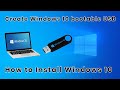 Windows 10 Bootable USB \u0026 How to Install Windows 10 | Without Any Product Key Windows 10 Install करे
