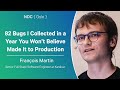 82 Bugs I Collected in a Year You Won’t Believe Made It to Production - François Martin