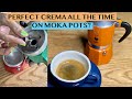 HOW TO MAKE 'PERFECT SHOTS' COFFEE WITH ESPRESSO CREMA USING MOKA POTS