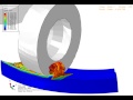 Abaqus CAE explicit orthogonal cutting 3D shell end milling PEEQ 4