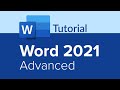Word 2021 Advanced Tutorial