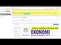 Panduan Pendaftaran KIP Kuliah - Data Ekonomi