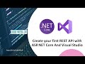 Create your first REST API with ASP.NET Core And Visual Studio Part-1