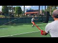 High performance tennis training with Coach Dabul in Miami. Players from 9 to 13 y/o