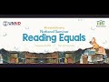 National Seminar : Reading Equals (part 1)
