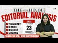 23 OCT 2025 | The Hindu Editorial Analysis | The Hindu Vocab | Yashi Mam #vocabulary #vocab