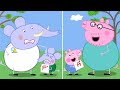 George Pig Vs Edmond Elephant! - Who is The Best!? | Peppa Pig Funny Animation