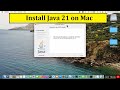 How to Install Java JDK 21 on Mac | Amit Thinks