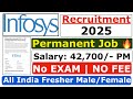 Infosys Recruitment 2025 | Infosys Fresher Jobs 2025 | Infosys Job Vacancy 2024 | Off-Campus Hiring